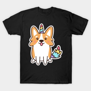 Corgi Unicorn T-Shirt